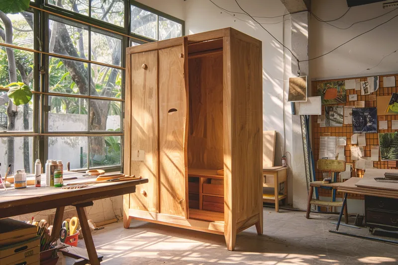 como pintar un ropero de madera