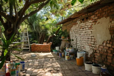 como pintar una pared de ladrillo hueco