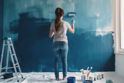 como pintar una pared texturizada