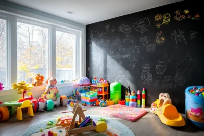 Pintura Efecto Pizarra para Ambientes Infantiles