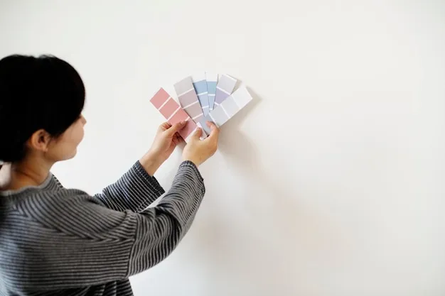 ¿Como combinar la pintura y el papel en una pared