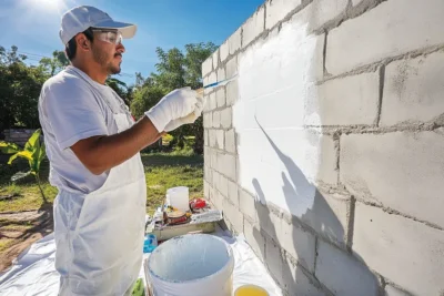 ¿Como pintar pared de block