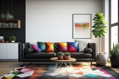 ¿Como pintar un salon con muebles oscuros