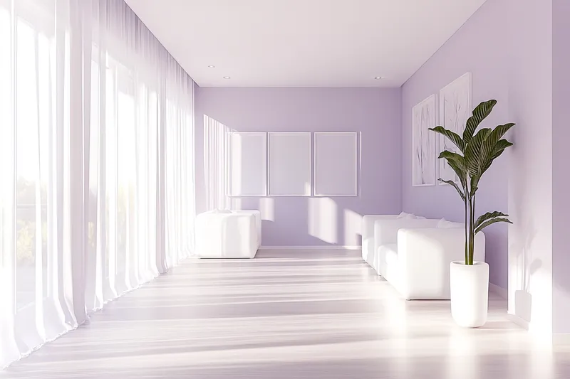 ¿Como pintar una habitacion con muebles blancos