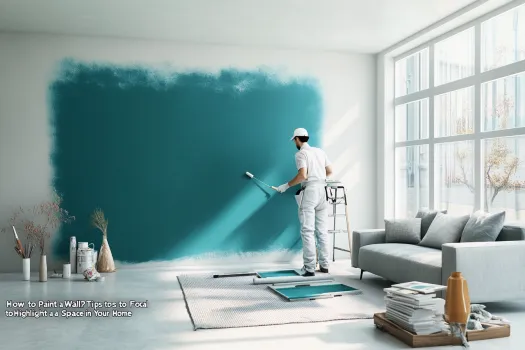 ¿Como pintar una pared focal Rompe con la monotonia